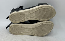 Load image into Gallery viewer, Eileen Fisher Womens Black Leather Back Zip Platform Strappy Sandals Size 6.5
