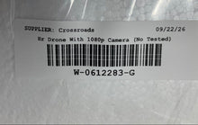 Load image into Gallery viewer, Hr Wide Angle Lens Ready-To-Fly Quadcopter Drone With 1080p Camera Not Tested

