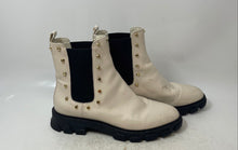 Load image into Gallery viewer, Michael Kors Womens Ridley Beige Black Studded Chelsea Boots Size 9.5M
