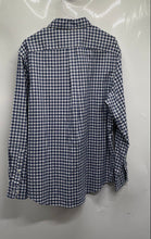 Load image into Gallery viewer, Vineyard Vines Mens Blue White Plaid Long-Sleeve Classic Fit Button-Up Shirt L
