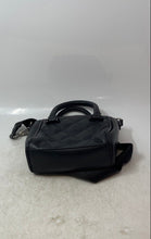 Load image into Gallery viewer, Steve Madden Womens Black Leather Quilted Detachable Strap Crossbody Bag
