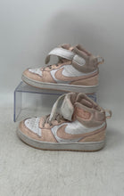 Load image into Gallery viewer, Nike Unisex Kids Court Borough Mid 2 CD7783-122 Pink White Sneakers Shoes 13.5C

