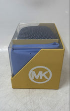 Load image into Gallery viewer, Michael Kors Mens Blue Printed Silk Adjustable Formal Pointed Tie One Size

