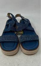 Load image into Gallery viewer, Michael Kors Womens Lynn MV24L Blue Open Toe Espadrille Sandals Size 7.5 M
