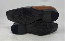 Load image into Gallery viewer, Bruno Marc Mens Brown Leather Slip-On Square Toe Loafer Dress Shoes Size 10
