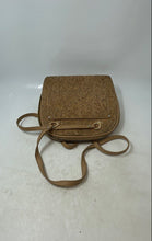 Load image into Gallery viewer, Miztique Womens Brown Daisy Cork Exterior Convertible Backpack Crossbody Bag
