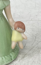 Load image into Gallery viewer, Enesco Growing Up Birthday Girls Brunette Age 3 Porcelain Doll Figurine Small
