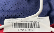 Load image into Gallery viewer, Reebok Boys Blue Cleveland Cavaliers LeBron James #23 NBA Jersey Size Small
