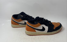 Load image into Gallery viewer, Nike Mens Jordan 1 Low 553558-128 Orange Black Lace-Up Sneaker Shoes Size 12
