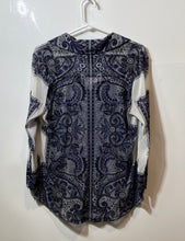 Load image into Gallery viewer, INC International Concepts Womens Multicolor Damask Print Button-Up Shirt Size L
