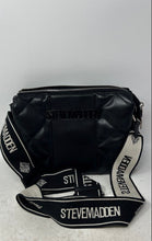 Load image into Gallery viewer, Steve Madden Womens Bpiero Black Inner Pocket Adjustable Strap Crossbody Bag
