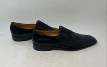 Load image into Gallery viewer, Mercanti Fiorentini Mens Black Leather Square Toe Slip-On Loafer Shoes Sz 11.5M
