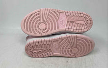 Load image into Gallery viewer, Nike Kids Air Jordan 1 Mid Pink And White Lace-Up Sneaker Shoes Size 2Y
