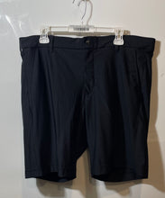 Load image into Gallery viewer, Psycho Bunny Mens Black Slash Pockets Belt Loops Button Front Chino Shorts Sz 36
