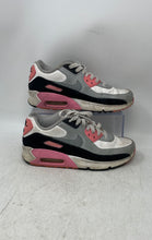 Load image into Gallery viewer, Nike Kids Air Max 90 CD6864-104 White Gray Black Pink Sneaker Shoes Size 5Y
