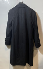 Load image into Gallery viewer, Tadon Mens Black Long Sleeve Collared Pockets Button Front Overcoat Size 34

