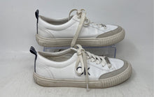 Load image into Gallery viewer, Calvin Klein Womens Lariss White Low Top Lace-Up Sneaker Shoes Size 7.5M
