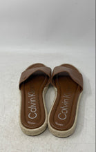 Load image into Gallery viewer, Calvin Klein Womens Trea Brown Open Toe Slip-On Slide Sandals Size 7.5M
