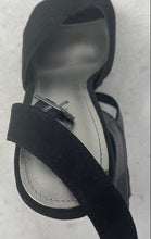 Load image into Gallery viewer, Worthington Womens Felicia Black Peep Toe Block Heel Platform Sandals Size 7M
