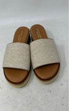 Load image into Gallery viewer, Andre Assous Womens Nessie Beige Slip-On Wedge Heel Espadrille Sandals Size 35
