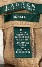 Load image into Gallery viewer, Lauren Ralph Lauren Womens Brown Adelle Straight Leg Trouser Pants Size 10
