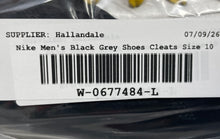 Load image into Gallery viewer, Nike Mens Vapor Talon Elite 500068-010 Black Gray Football Cleats Size 10
