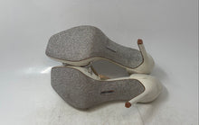 Load image into Gallery viewer, Vince Camuto Womens Klaresia Ivory Embellished Ankle Strap Heels Size 8.5M
