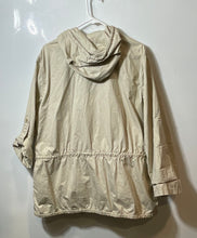 Load image into Gallery viewer, Michael Kors Womens Beige Long Sleeve Windbreaker Jacket Size 1X
