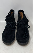 Load image into Gallery viewer, UGG Womens Reid Moc 1019129 Black Suede Lace-Up Ankle Boots Size 8.5
