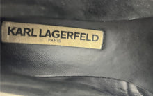 Load image into Gallery viewer, Karl Lagerfeld Paris Womens Luella Black Leather Slip-On Loafer Shoes Size 8M
