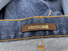 Load image into Gallery viewer, Authentic Roberto Cavalli Mens Blue Denim Straight Leg Jeans Size EUR 31
