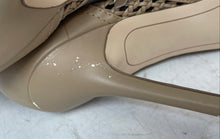 Load image into Gallery viewer, Sam Edelman Womens Aubriana Beige Peep Toe Side Zip Ankle Booties Size 8 1/2
