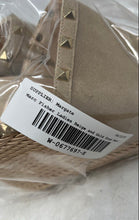 Load image into Gallery viewer, Marc Fisher Womens Zyme Beige Gold-Tone Studded Espadrille Sandals Size 7.5M
