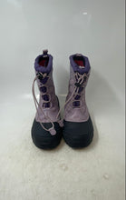 Load image into Gallery viewer, The North Face Girls Alpenglow IV Purple &amp; Black Waterproof Snow Boots Size 4
