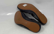 Load image into Gallery viewer, Authentic Tory Burch Womens Black Leather Slip-On Ballet Flats Size 9.5M
