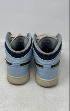 Load image into Gallery viewer, Nike Kids Air Jordan 1 Mid White Blue Black Lace-Up Sneaker Shoes Size 6Y
