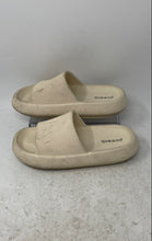 Load image into Gallery viewer, Pueenb Womens Beige Open Toe Slip-On Slide Sandals Size EU 37.5
