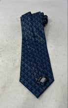 Load image into Gallery viewer, Tino Cosma Mens Blue Geometric Adjustable Formal Pointed Tie One Size
