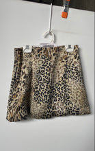 Load image into Gallery viewer, Zara Womens Multicolor Animal Print Side Zip Wrap Mini Skirt Size Small
