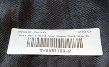 Load image into Gallery viewer, Hugo Boss Mens Black Long Sleeve Collared Sharp Fit Dress Shirt Size XL 17 32/33
