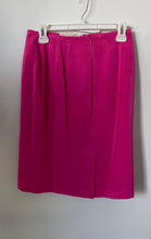 Load image into Gallery viewer, Dana Buchman Womens Pink Back Zip Slit Knee Length Straight &amp; Pencil Skirt Sz 6

