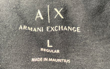 Load image into Gallery viewer, Armani Exchange Mens Blue Graphic Print Crew-Neck Pullover T-Shirt Size L
