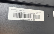 Load image into Gallery viewer, Dell Black Portable Wired USB Desktop English Keyboard Model KB813t
