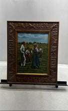 Load image into Gallery viewer, Camping Family On A Golf Course Play Multicolor Wall Hanging Art Painting

