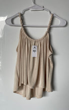 Load image into Gallery viewer, Express Womens Beige Braided Strap Pullover Camisole Tank Top Size XS With Tag
