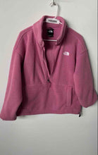 Load image into Gallery viewer, The North Face Womens Pink Front Quarter Zip Pullover Sweater Size Medium
