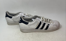 Load image into Gallery viewer, Adidas Mens Superstar White Black Lace-Up Low Top Sneakers Shoes Size 10.5

