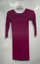 Load image into Gallery viewer, Bebe Womens Hot Pink Ribbed Ellie Pointelle Knit Bandage Bodycon Dress Size S
