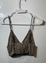 Load image into Gallery viewer, Zara Womens Multicolor Animal Print Spaghetti Straps Cropped Tank Top Size XS
