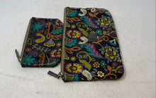Load image into Gallery viewer, Fossil Womens Multicolor Designer Print Zipper Clutch Purse With Wallet
